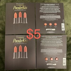 MAC lipstick four samples